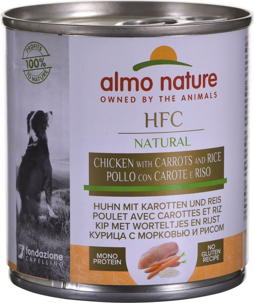 Almo Nature ALMO NATURE Classic Dog Kurczak, marchew i ryż 280g 1