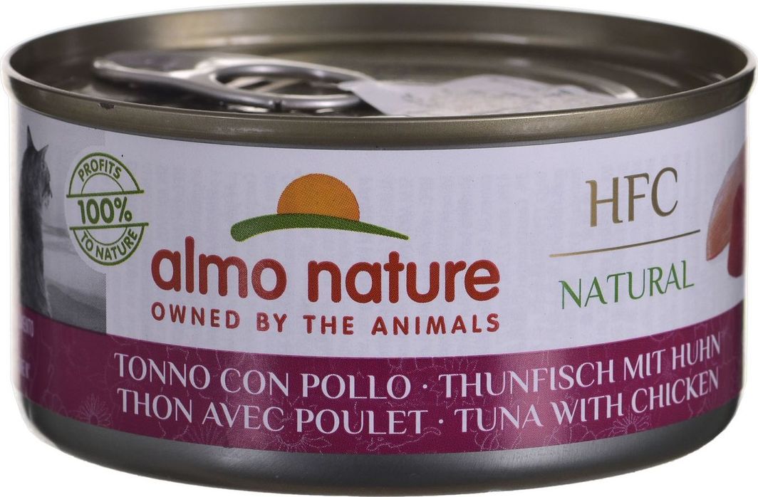 Almo Nature ALMO NATURE Tuńczyk z kurczakiem puszka 150g 1