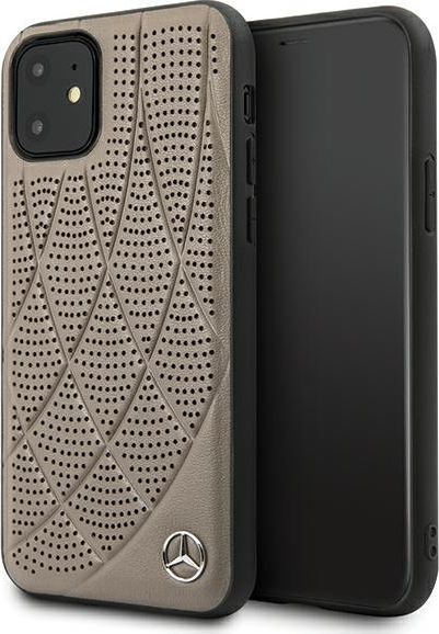 Mercedes Mercedes MEHCN61DIQBR iPhone 11 brązowy/brown hardcase Bow Line 1