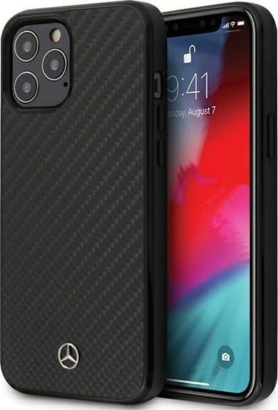 Mercedes Mercedes MEHCP12LRCABK iPhone 12 Pro Max 6,7" czarny/black carbon hardcase Dynamic Line 1
