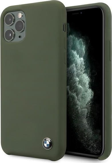 BMW Etui BMW BMHCN58SILMG iPhone 11 Pro zielony/midnight green hardcase Silicone Signature 1