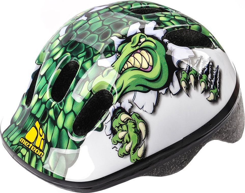 Meteor KASK ROWEROWY DZIECIĘCY METEOR MV6-2 crocodile S 1