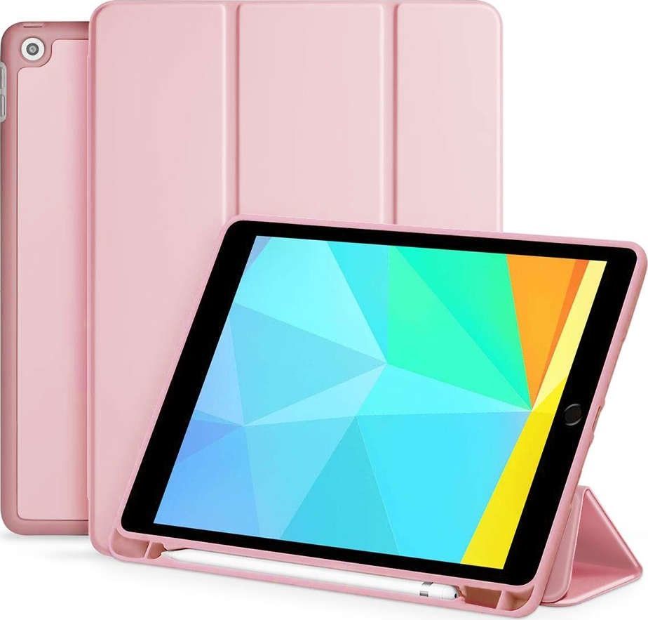 Etui na tablet Alogy Etui Alogy Smart Case do Apple iPad 10.2 2019 7Gen Różowe + Szkło Alogy uniwersalny 1