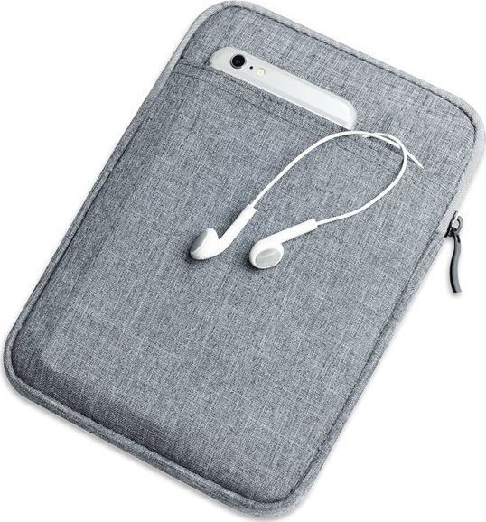 Etui na tablet Alogy Etui na tablet do 10 cali pokrowiec Alogy miękki uniwersalny Jasny szary uniwersalny 1