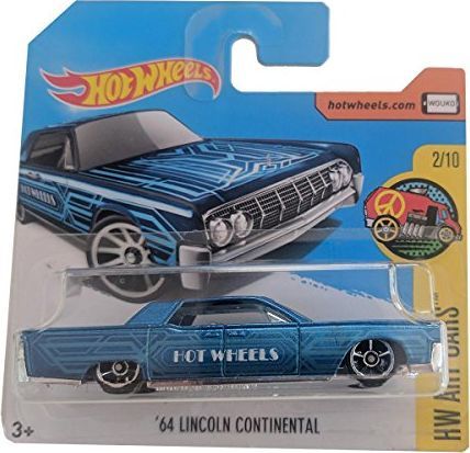 Mattel Hot Wheels '64 Lincoln Continental - HW Art Cars 110/365 na ...