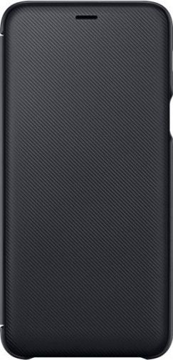 Samsung Samsung Wallet Cover etui kabura bookcase z kieszonką na kartę Samsung Galaxy A6 Plus (2018) A605 czarny (EF-WA605CBEGWW) 1