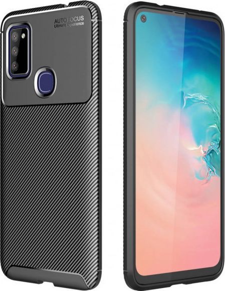 Etui SAMSUNG GALAXY M51 Pancerne Shockproof Carbon Fiber czarne 1