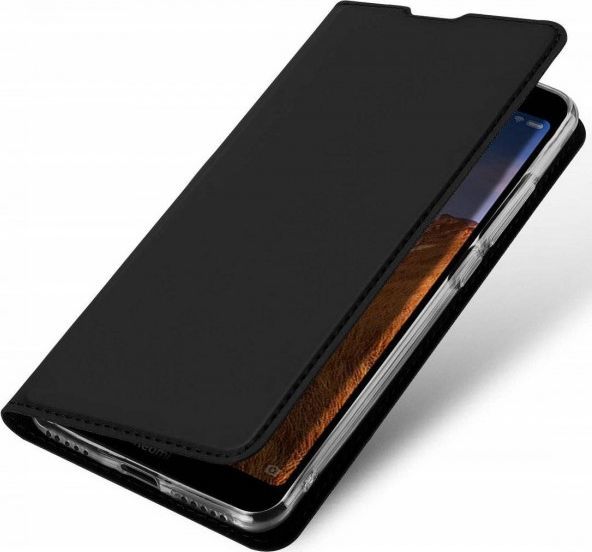 Dux Ducis Etui SAMSUNG GALAXY A01 z klapką Dux Ducis skórzane Skin Leather czarny 1