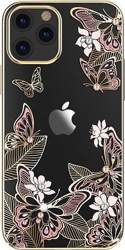 Kingxbar Kingxbar Butterfly Series-Pink/Gold iPhone 12 6.7'' 1