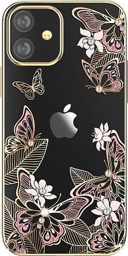 Kingxbar Kingxbar Butterfly Series-Pink/Gold iPhone 12 5.4'' 1