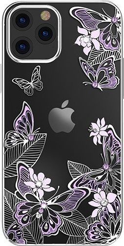 Kingxbar Kingxbar Butterfly Series-Purple/Silver iPhone 12 6.1'' 1