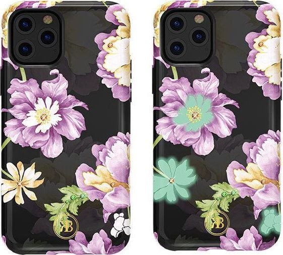 Kingxbar Kingxbar iPhone 11 Pro Max Forest Series-Purple Flower 1