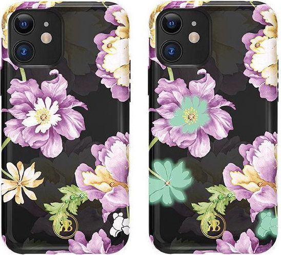 Kingxbar Kingxbar iPhone 11 Forest Series-Purple Flower 1