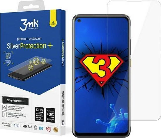 3MK 3MK Silver Protect+ HTC U20 5G Folia Antymikrobowa montowana na mokro 1