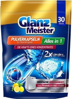 GlanzMeister Glanz Meister Kapsułki proszkowe do zmywarki 30szt uniwersalny (3616-uniw) - 3616-uniw 1