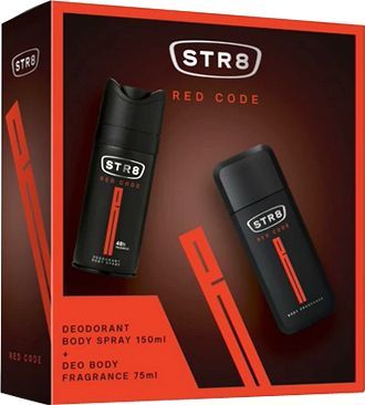 STR8 Zestaw kosmetyków Red Code (DEO150+BF75) 1