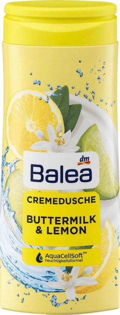 Balea Med Żel pod prysznic maślanka&cytryna 1