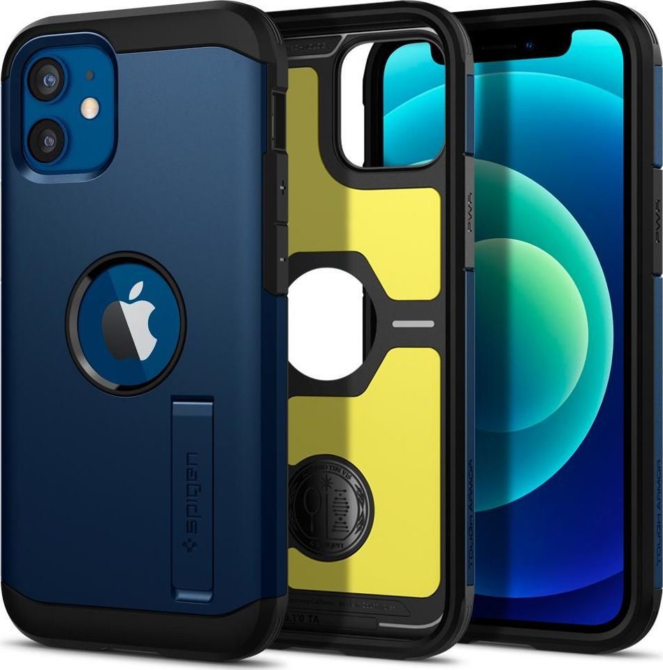 Spigen SPIGEN TOUGH ARMOR IPHONE 12 MINI NAVY BLUE 1