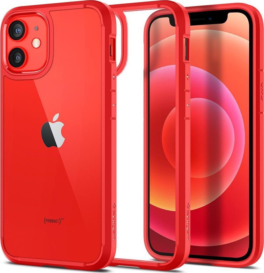 Spigen SPIGEN ULTRA HYBRID IPHONE 12 MINI RED 1