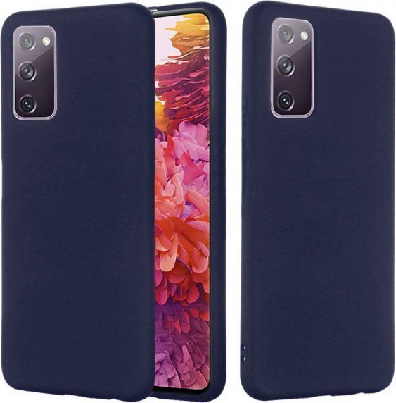 Etui SAMSUNG GALAXY S20 FE / S20 LITE Silicone case elastyczne silikonowe granatowe 1