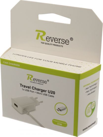 Ładowarka Revers U20 1x USB-A 2.1 A (64111) 1
