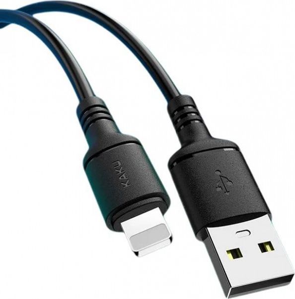 Kabel USB KAKU USB-A - Lightning 2 m Czarny (111043) 1