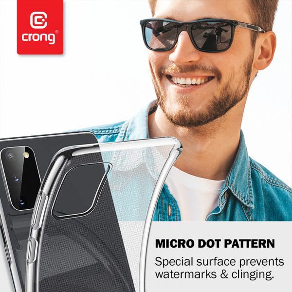 Crong Crong Crystal Slim Cover - Etui Samsung Galaxy S20 FE (przezroczysty) 1