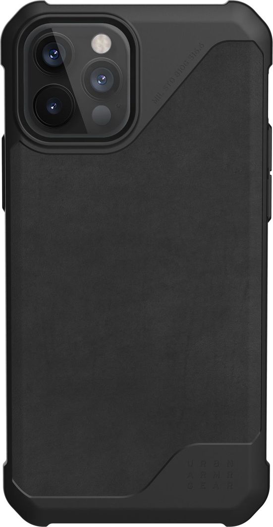 Urban UAG Metropolis LT skórzana obudowa ochronna na iPhone 12/12 Pro (czarna) 1