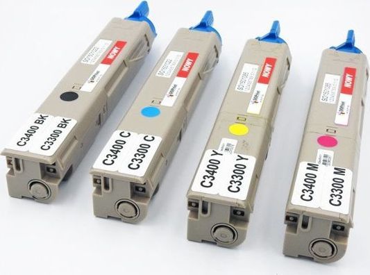 Toner DD-Print Zestaw CMYK Zamiennik 43459329 (21063-uniw) 1