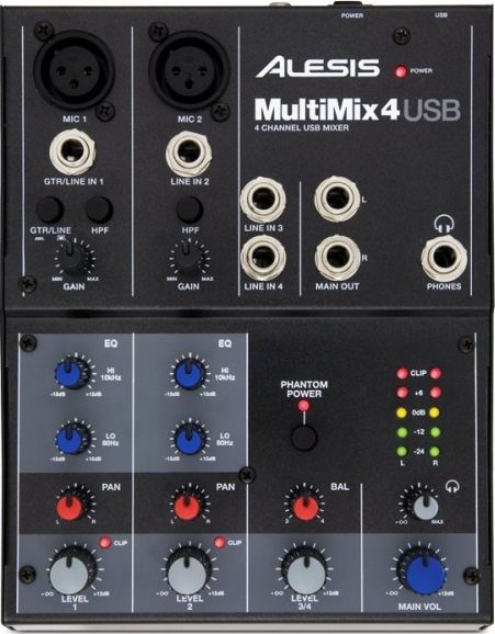 ALESIS Multimix 4 USB - mikser z USB 1