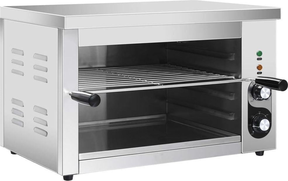 vidaXL VidaXL Elektryczny salamander gastronomiczny, 3000 W, stal nierdzewna 1