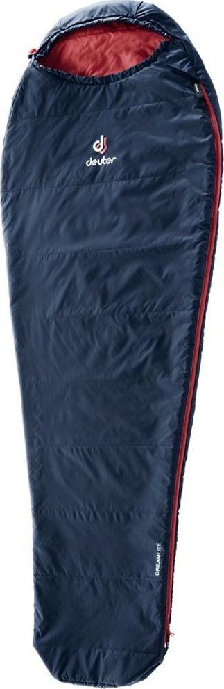 Deuter Śpiwór Unisex Adult Dreamlite L granatowo - żurawinowy 1