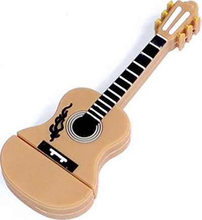 Pendrive Ulticool Guitar 8 GB - Pendrive - Gitara - Pamięć Memory Stick Przechowywanie danych - Pendrive - Pendrive - Beżowy 1