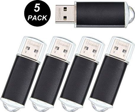 Pendrive Datarm Pamięć USB 16GB 5 sztuk pendrive mini USB 2.0, pendrive metalowy pendrive 16GB pendrive czarny, pamięć danych urządzeń zewnętrznych na prezent reklamowy od von Datarm 1