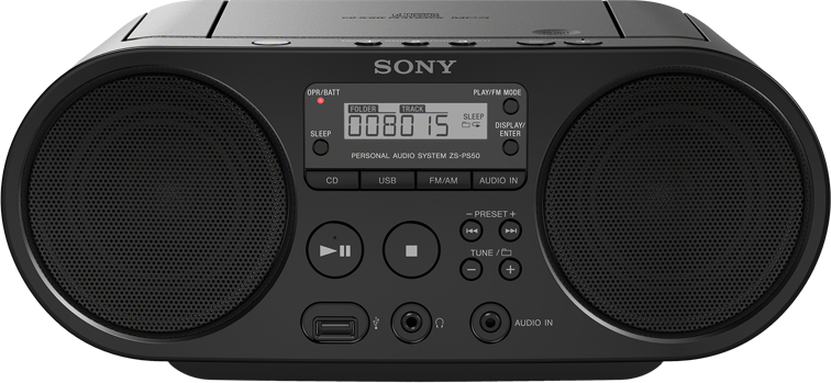 Radioodtwarzacz Sony ZS-PS50 czarny 1