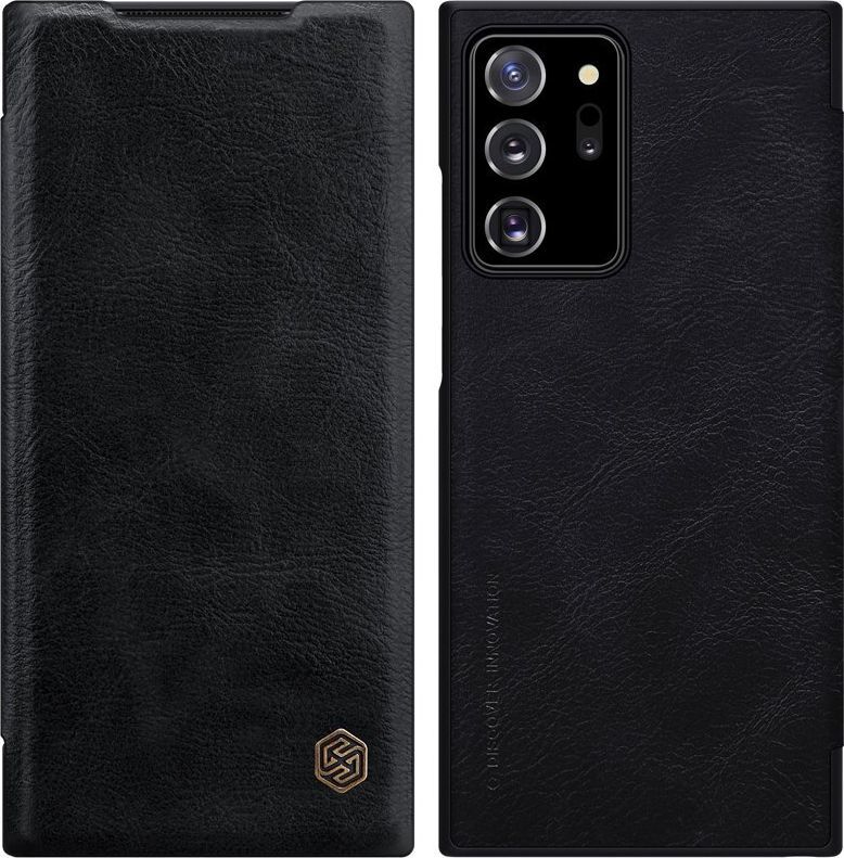 Nillkin Nillkin Qin skórzana kabura etui Samsung Galaxy Note 20 Ultra czarny uniwersalny 1