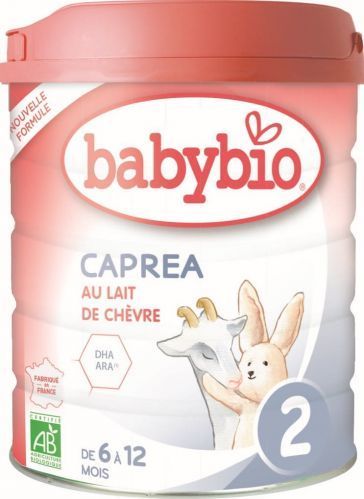 BabyBio Mleko kozie następne od 6 do 12 miesięcy BIO 800 g BABYBIO 1