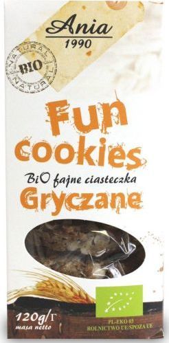 Bio Ania FUN COOKIES GRYCZANE BIO 120 g - BIO ANIA 1