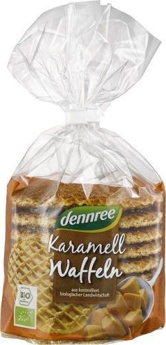 DENNREE WAFLE Z NADZIENIEM KARMELOWYM BIO 315 g - DENNREE 1