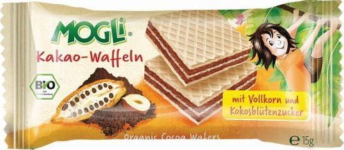 MOGLI WAFELEK KAKAOWY BIO 15 g - MOGLI 1