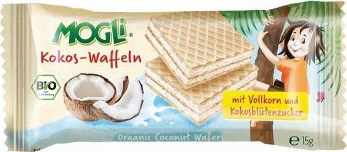 MOGLI WAFELEK KOKOSOWY BIO 15 g - MOGLI 1