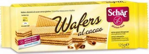 Schar Wafers cacao wafle z kremem kakaowym bezglutenowe 125 g Schar 1