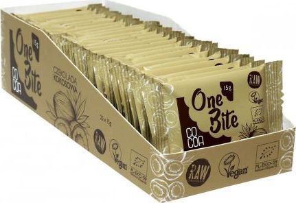 Cocoa ONE BITE CZEKOLADA KOKOSOWA BIO 15 g - COCOA 1