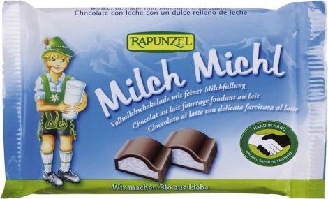 RAPUNZEL CZEKOLADA Z NADZIENIEM MLECZNYM DLA DZIECI BIO 100 g - RAPUNZEL 1
