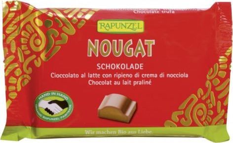RAPUNZEL CZEKOLADA NUGATOWA FAIR TRADE BIO 100 g - RAPUNZEL 1
