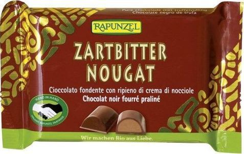 RAPUNZEL CZEKOLADA GORZKA NUGATOWA BIO 100 g - RAPUNZEL 1