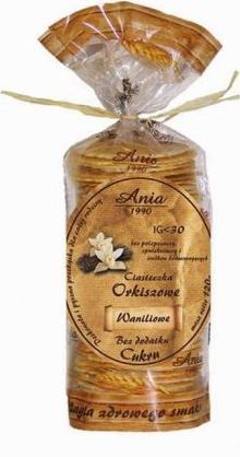 Bio Ania Ciasteczka orkiszowe waniliowe bez cukru 120 g Ania 1