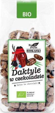 Bio Planet DAKTYLE W SUROWEJ CZEKOLADZIE BIO 250 g - BIO PLANET 1