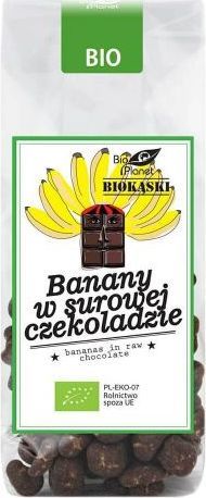 Bio Planet BANANY W SUROWEJ CZEKOLADZIE BIO 100 g - BIO PLANET 1