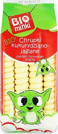 Biominki CHRUPKI KUKURYDZIANO-JAGLANE SPIRALE BEZGLUTENOWE BIO 60 g - BIOMINKI 1